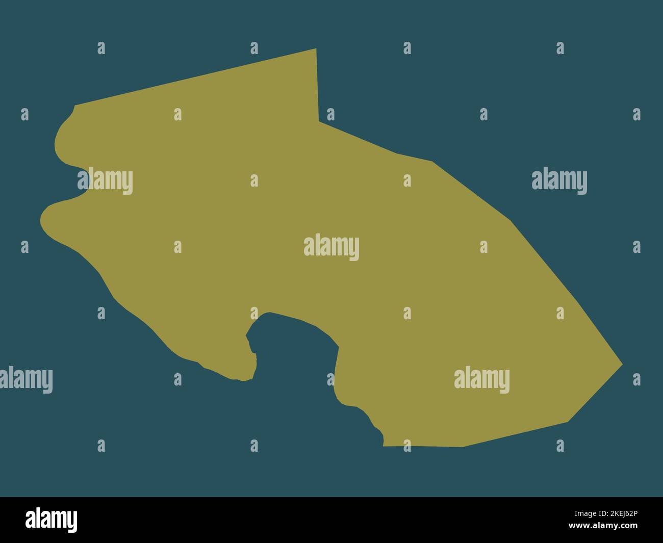 Ville de n'Djamena, région du Tchad. Forme de couleur unie Banque D'Images