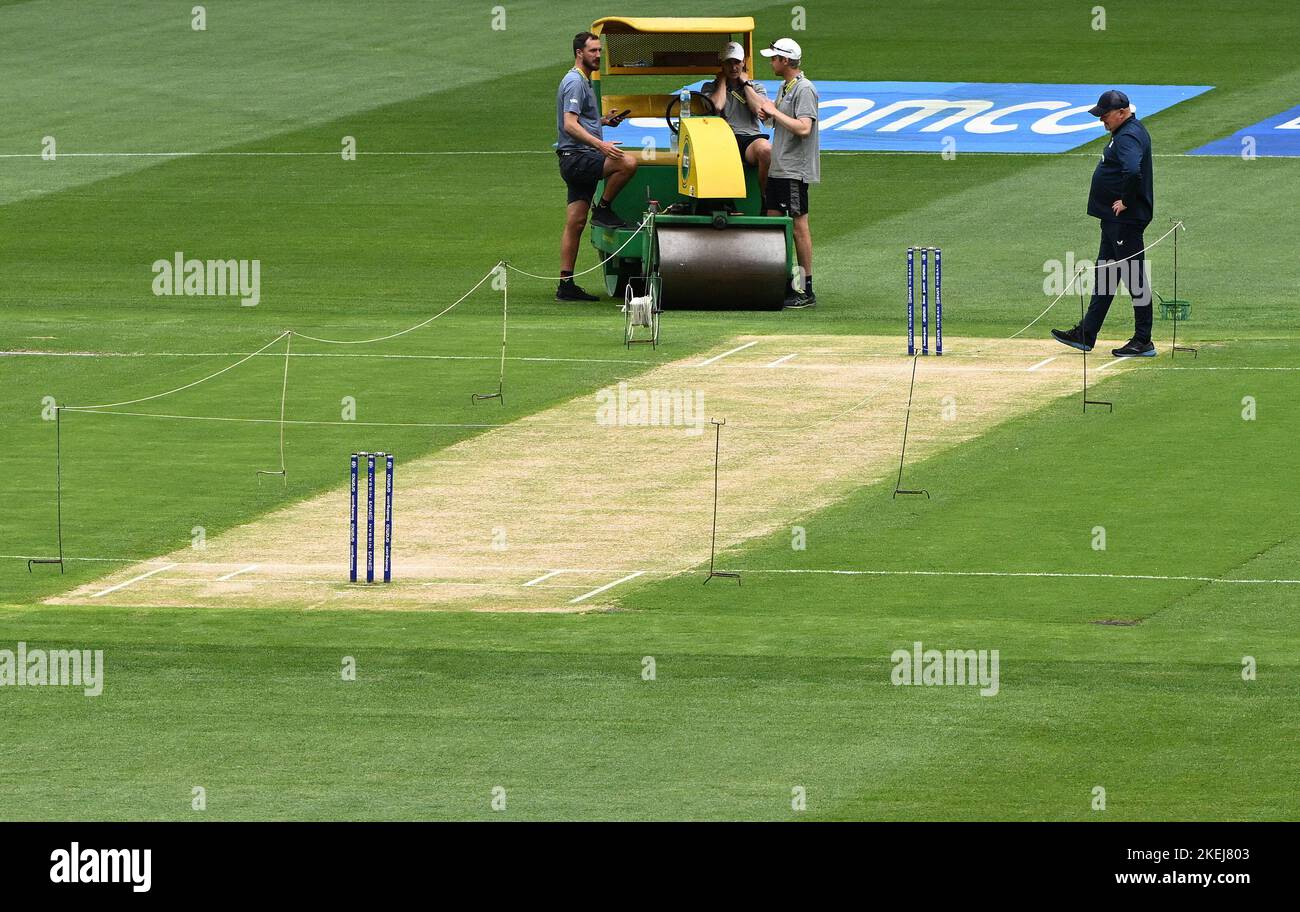 Vue générale du cricket avant le match de finale de la coupe du monde T20 au Melbourne Cricket Ground, Melbourne. Date de la photo: Dimanche 13 novembre 2022. Banque D'Images