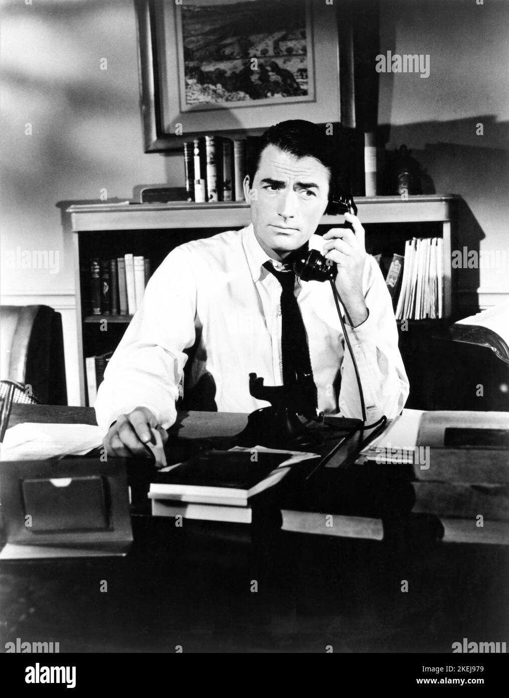 GREGORY PECK comme écrivain F. Scott Fitzgerald dans BIEN-AIMÉ INFIDÈLE réalisateur Henry KING 1959 basé sur le livre de Sheilah Graham et Gerold Frank scénario Sy Bartlett musique Franz Waxman Jerry Wald Productions / XXème siècle Fox Banque D'Images