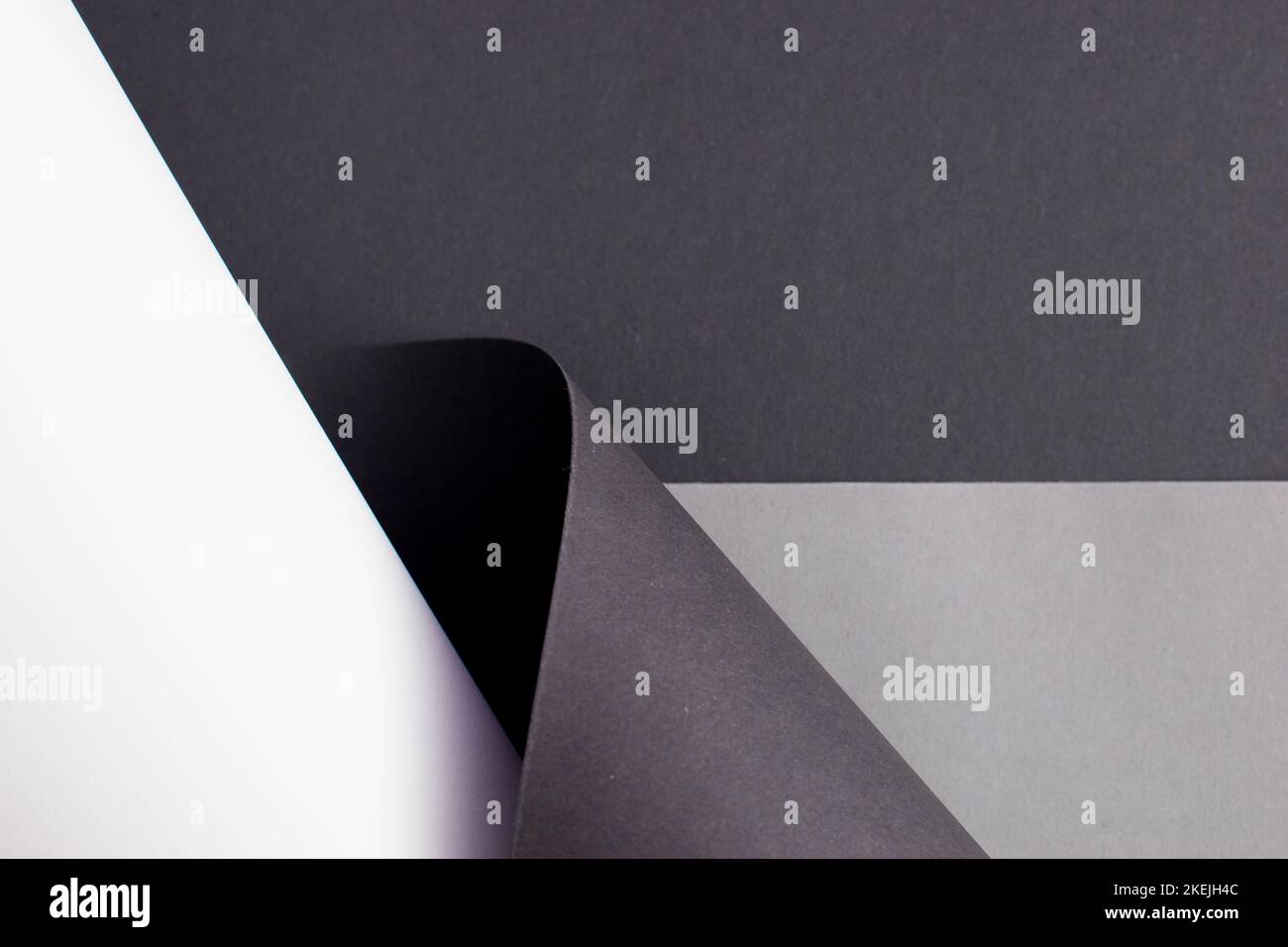 Arrière-plan abstrait blanc, noir et gris Banque D'Images