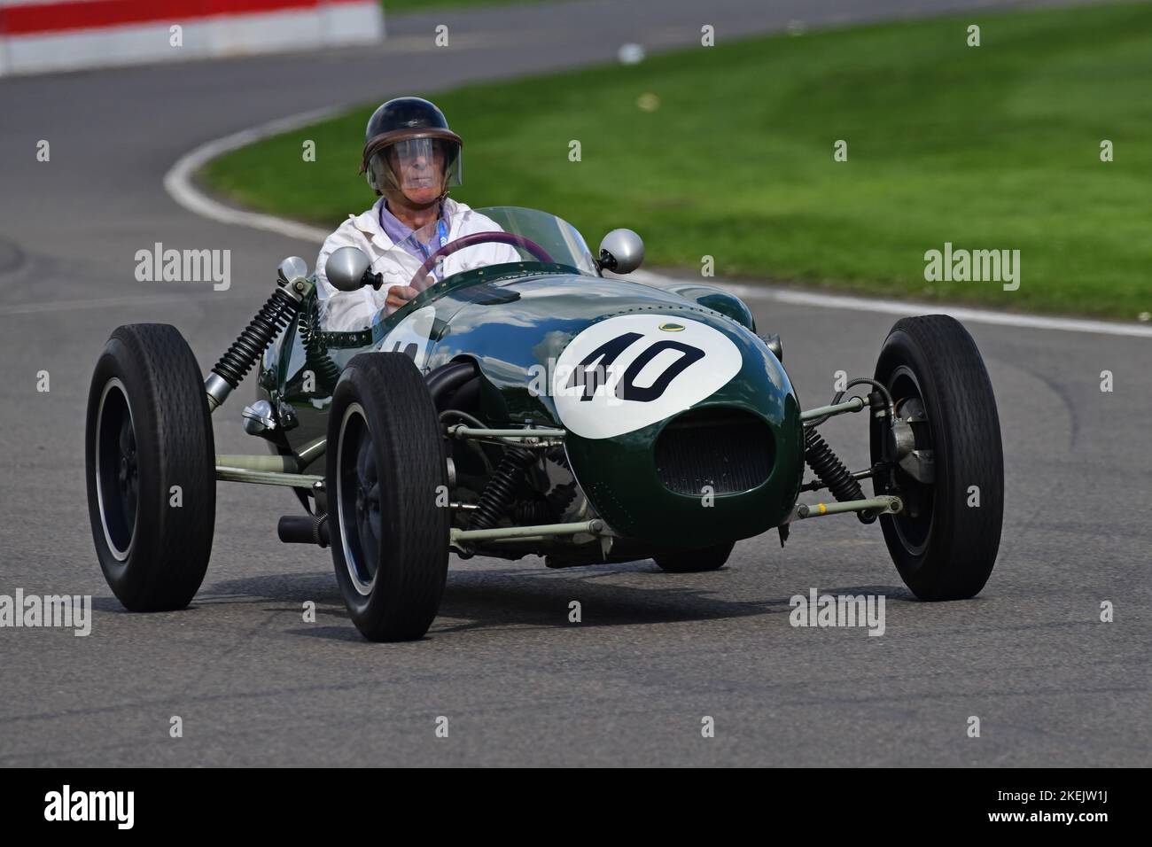 Magnus Chapman, Lotus-climax 12, Graham Hill Celebration, un célèbre et charismatique champion du monde de Formule 1, il a remporté son premier titre F1 60 yea Banque D'Images