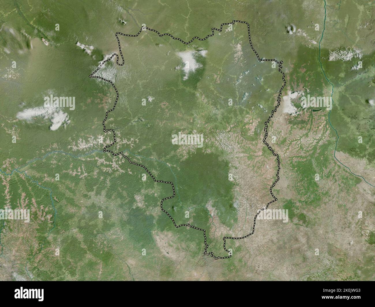 Sankuru, province de la République démocratique du Congo. Carte ...