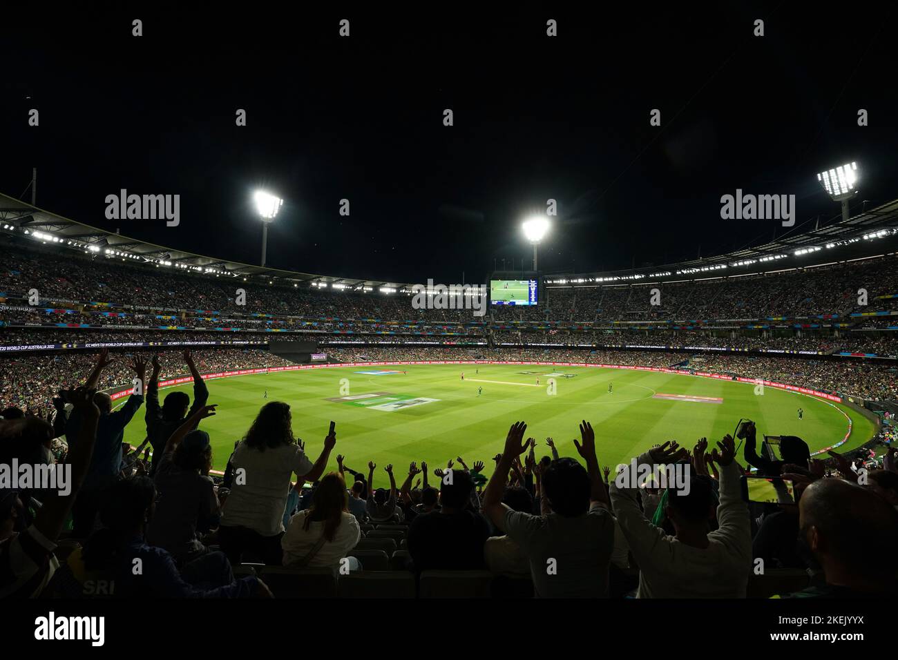 Un aperçu général lors du match de finale de la coupe du monde T20 au Melbourne Cricket Ground, Melbourne. Date de la photo: Dimanche 13 novembre 2022. Banque D'Images