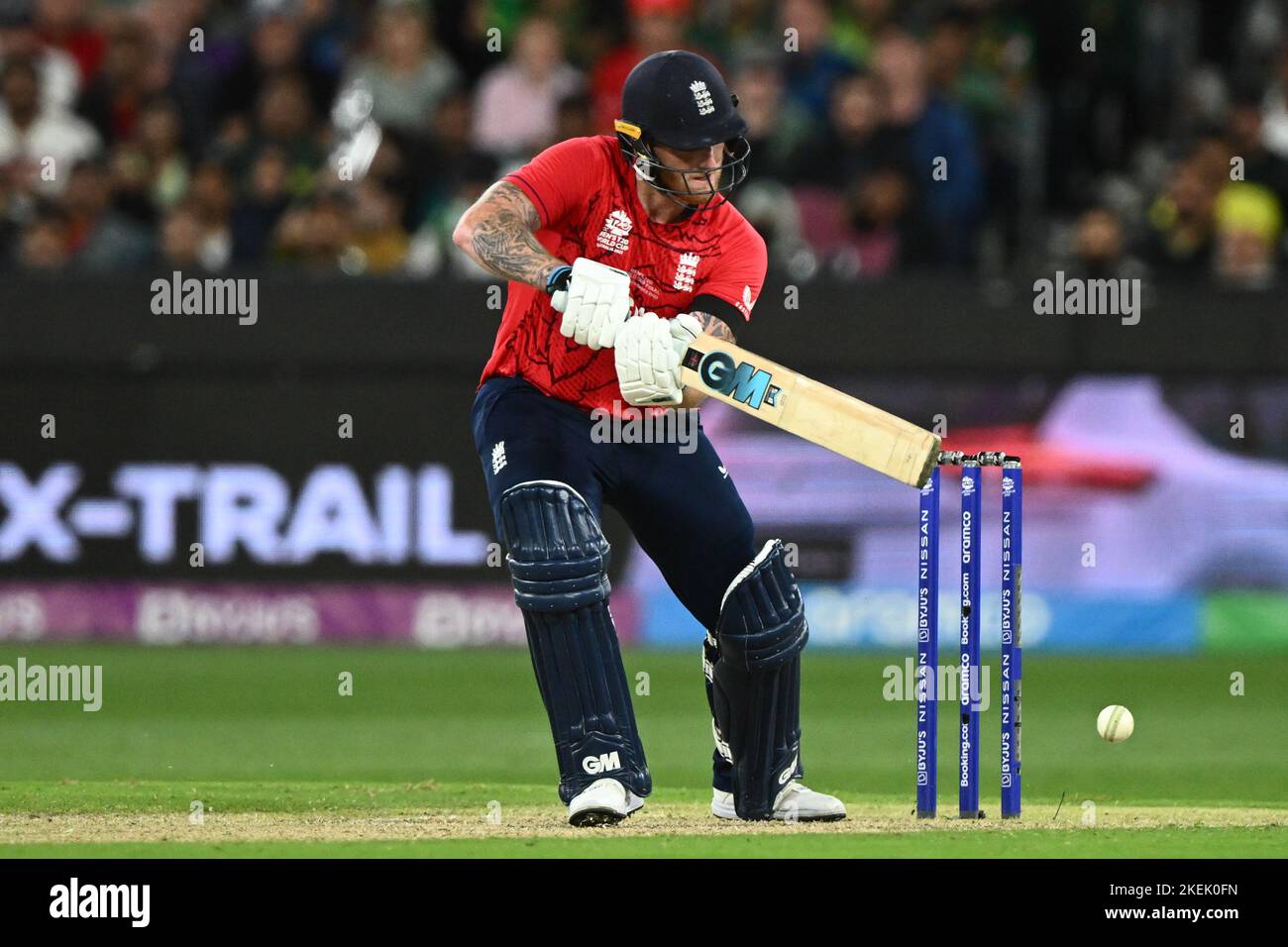 Ben Stokes en Angleterre lors du match de finale de la coupe du monde T20 au Melbourne Cricket Ground, Melbourne. Date de la photo: Dimanche 13 novembre 2022. Banque D'Images