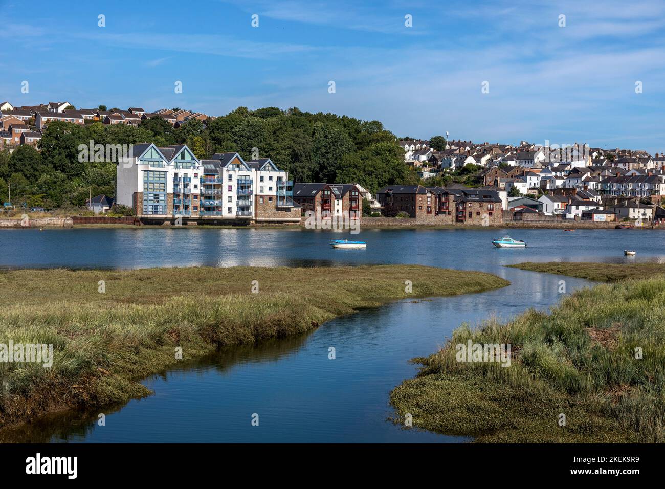 Bideford ; estuaire de Torridge ; Devon ; Royaume-Uni Banque D'Images