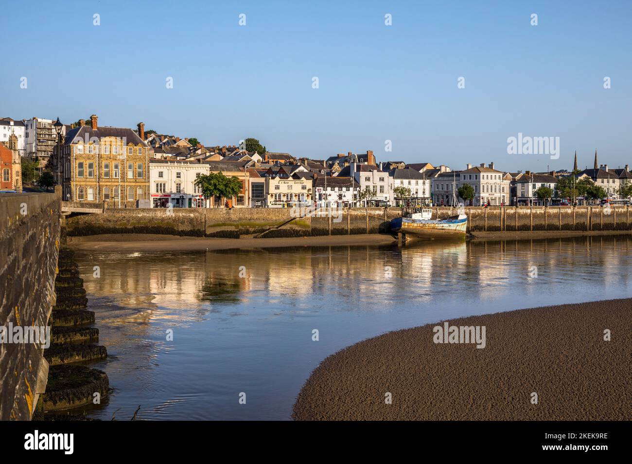 Bideford ; estuaire de Torridge ; Devon ; Royaume-Uni Banque D'Images