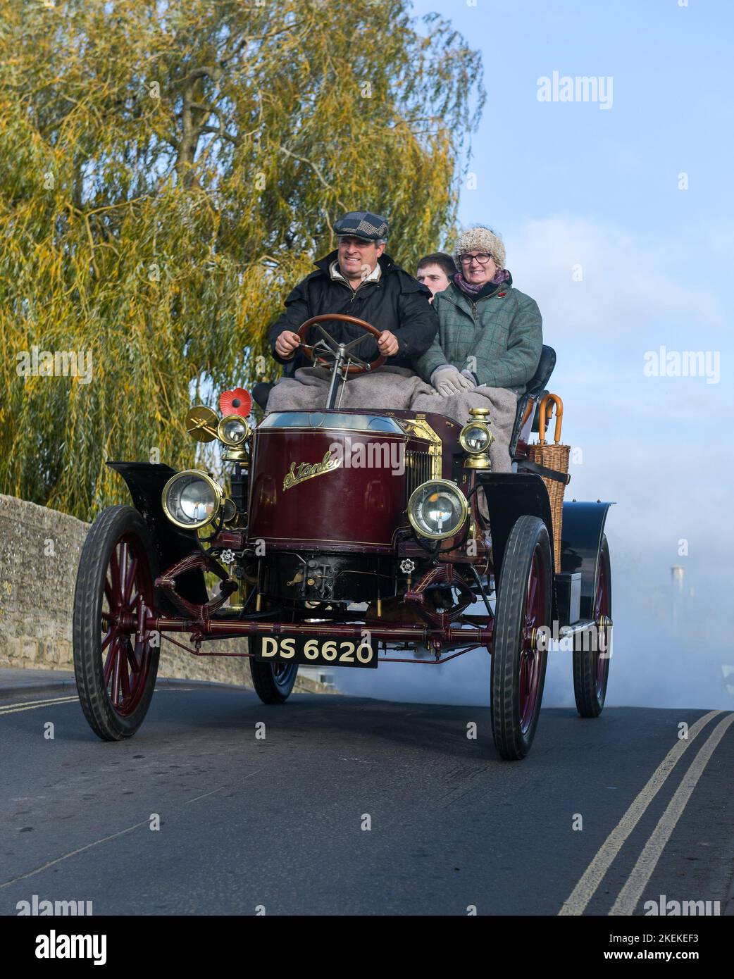 Voiture à vapeur Banque D'Images