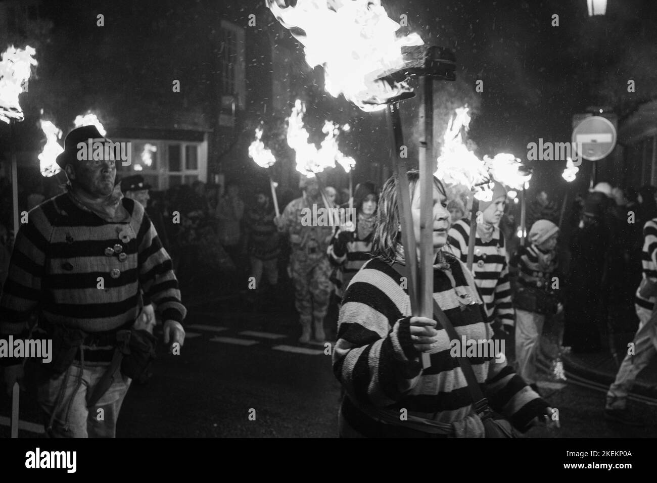Lewes East Sussex Royaume-Uni novembre samedi 5th Lewes Bonfire Night Celebrations Banque D'Images