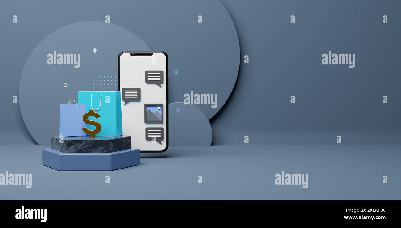 Modèle de solde en ligne avec offre spéciale pour le Vendredi fou Banque D'Images