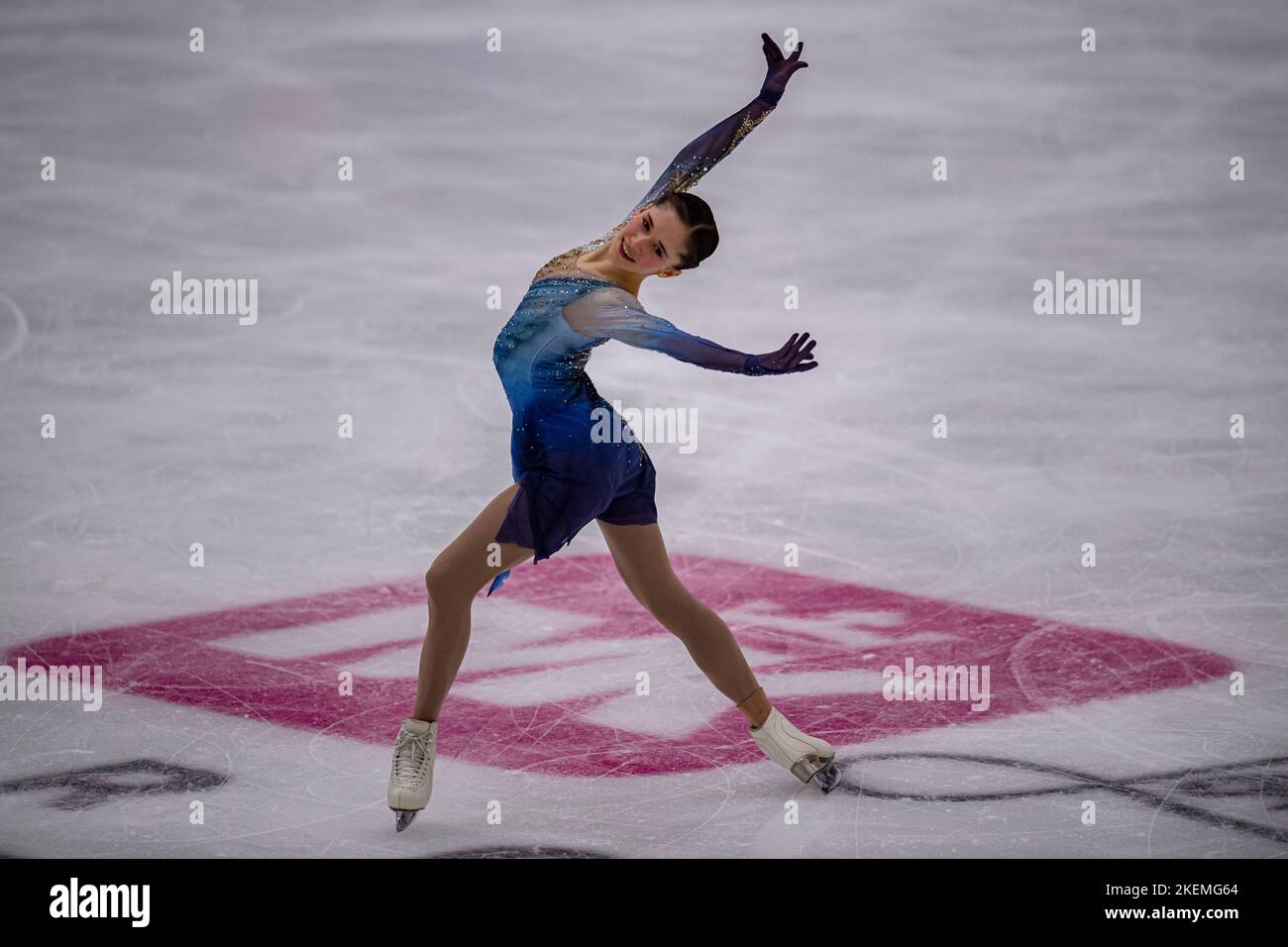 SHEFFIELD, Sheffield. 13th novembre 2022. Isabeau Levito des Etats-Unis participe au patinage libre des femmes lors du Grand Prix de l'UIP - MK John Wilson Trophée 2022 à ICE Sheffield le dimanche 13 novembre 2022. SHEFFIELD, Sheffield. Credit: Taka G Wu/Alay Live News Banque D'Images