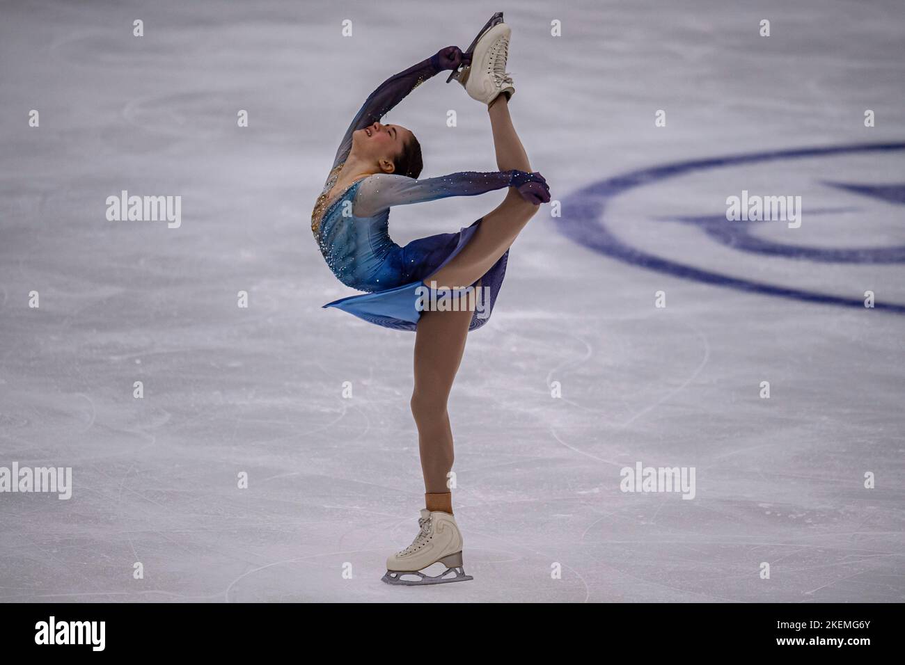 SHEFFIELD, Sheffield. 13th novembre 2022. Isabeau Levito des Etats-Unis participe au patinage libre des femmes lors du Grand Prix de l'UIP - MK John Wilson Trophée 2022 à ICE Sheffield le dimanche 13 novembre 2022. SHEFFIELD, Sheffield. Credit: Taka G Wu/Alay Live News Banque D'Images
