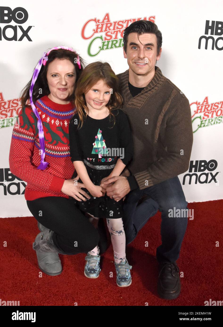 Los Angeles, Californie, États-Unis 12th novembre 2022 l'acteur Cooper Barnes et sa famille assistent à la première « A Christmas Story Christmas » au musée Gene Autry sur 12 novembre 2022 à Los Angeles, Californie, États-Unis. Photo de Barry King/Alay Live News Banque D'Images