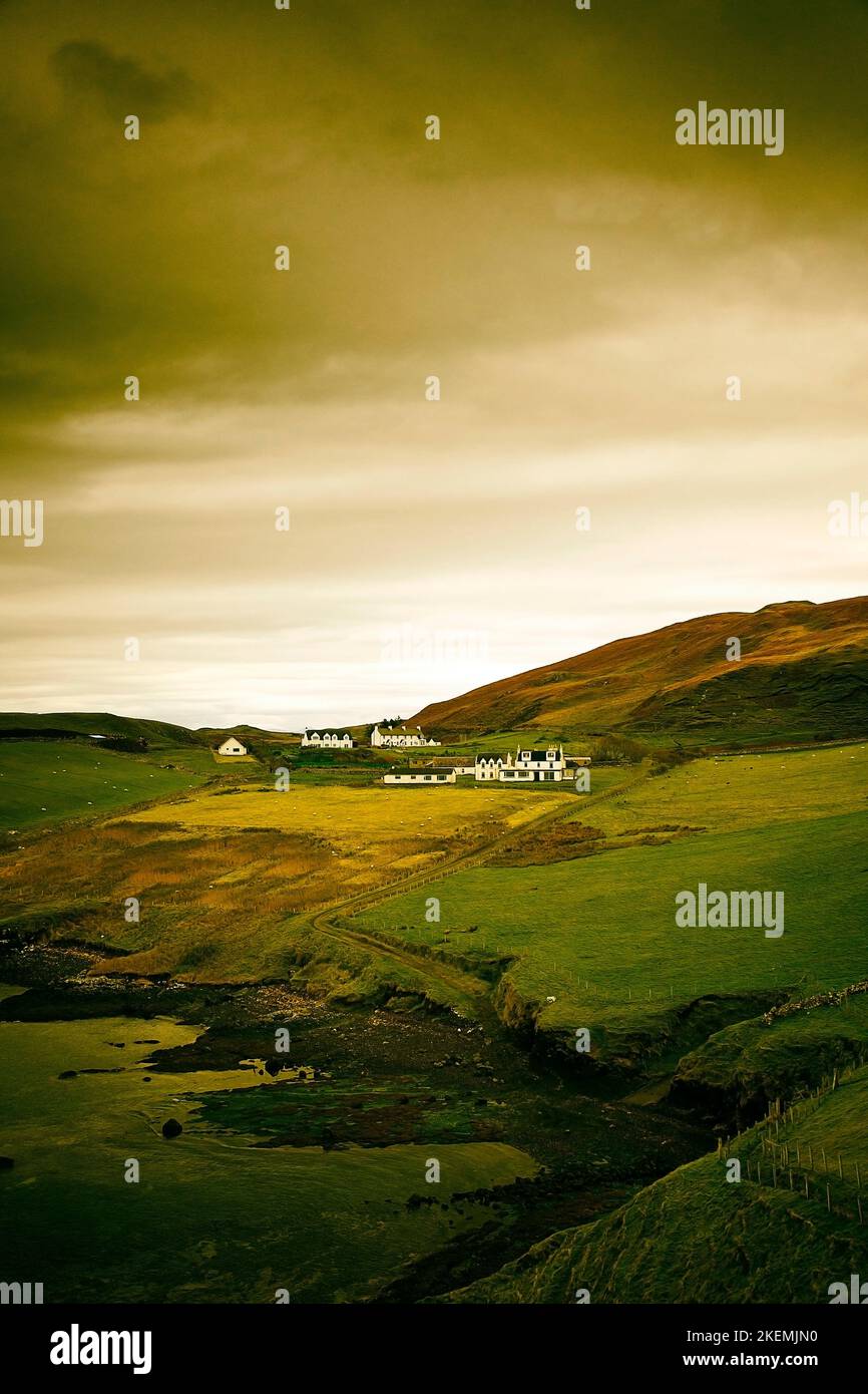 Paysage d'automne des Highlands écossais, écosse XVII Banque D'Images