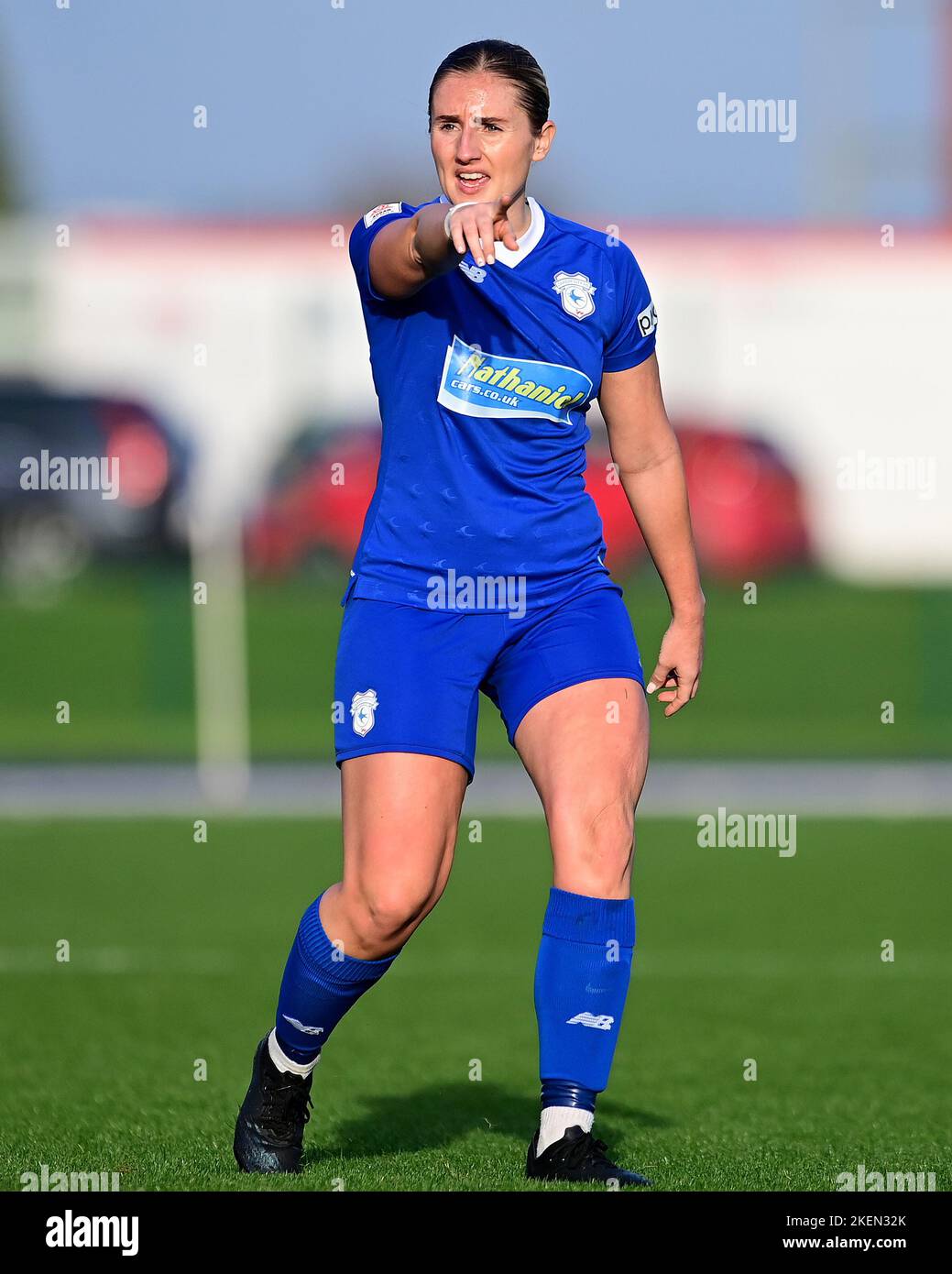 Hannah Power of Cardiff City Women's - obligatoire By-line: Ashley Crowden - 13/11/2022 - FOOTBALL - Cardiff International Sports Stadium - Cardiff, pays de Galles - Cardiff City Women FC vs Cardiff met WFC - Genero Adran Premier phase 1 22/23 Banque D'Images