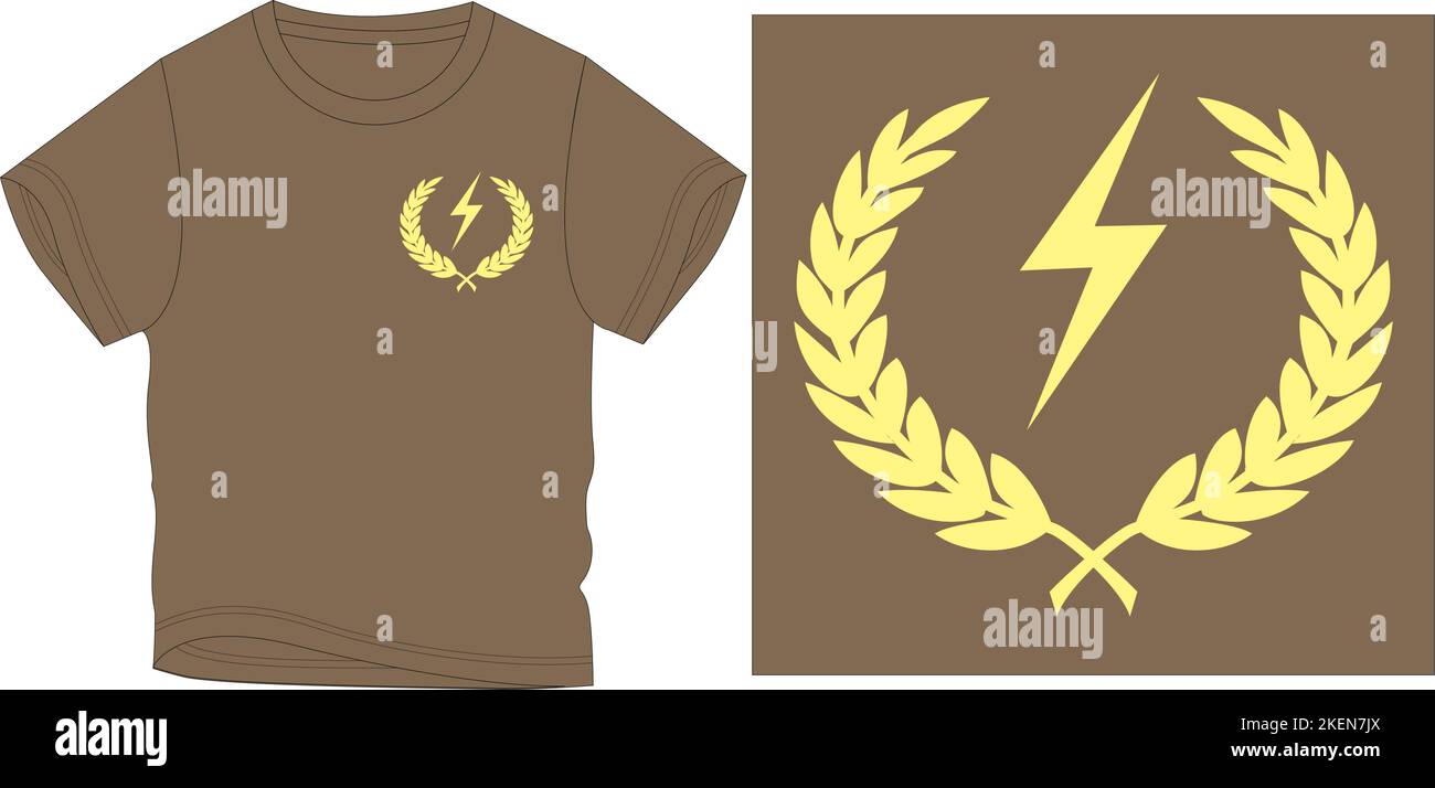 Eclairage pour t-shirt dessin graphique illustration vecteur fichier numérique impression d'écran, vêtements pour enfants, mode pour enfants, vecteur, art vectoriel, tees graphiques, gra Illustration de Vecteur