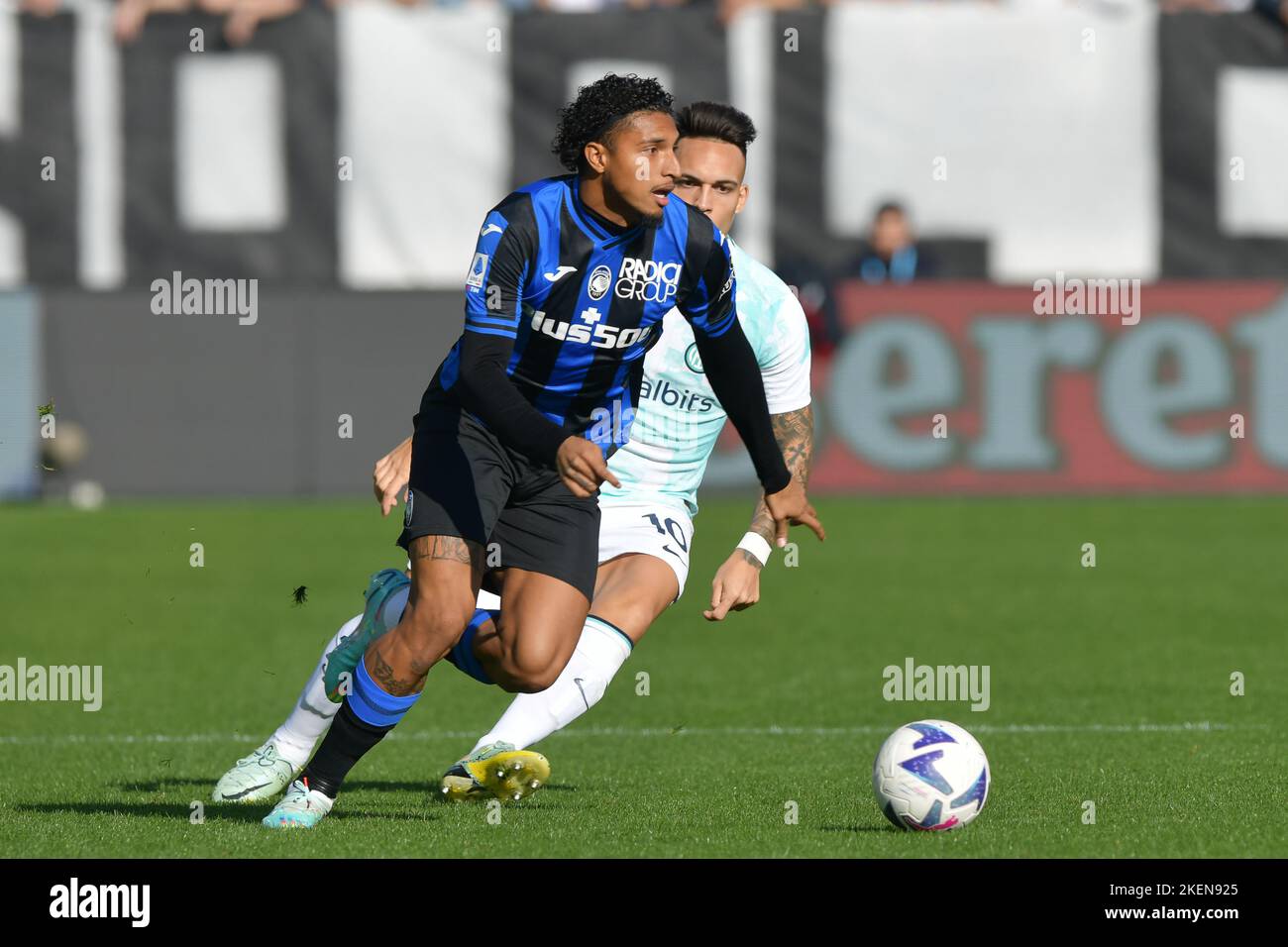 Bergame, Italie. 13th novembre 2022. Ederson (13) d'Atalanta vu dans la série Un match entre Atalanta et Inter au stade Gewiss à Bergame. (Crédit photo : Gonzales photo/Alamy Live News Banque D'Images