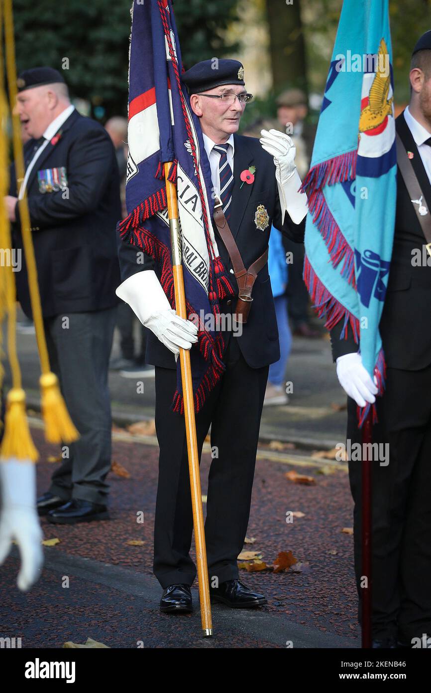 Souvenir Dimanche 2022 le Cenotaph, Hamilton Square, Birkenhead Dimanche 13th novembre 2022 pic par Chris Stading Banque D'Images