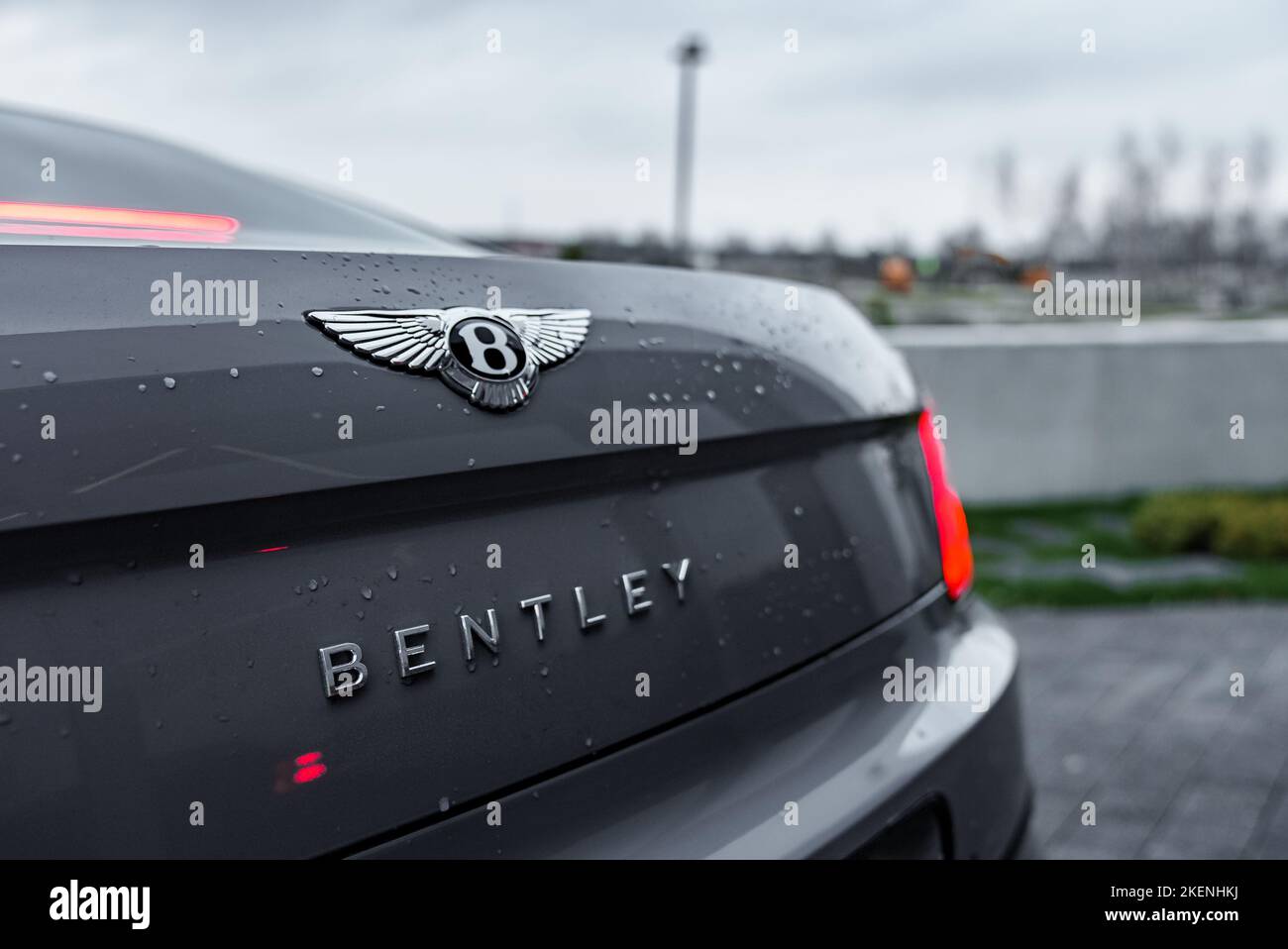 Logo Bentley Flying B sur la voiture Banque D'Images