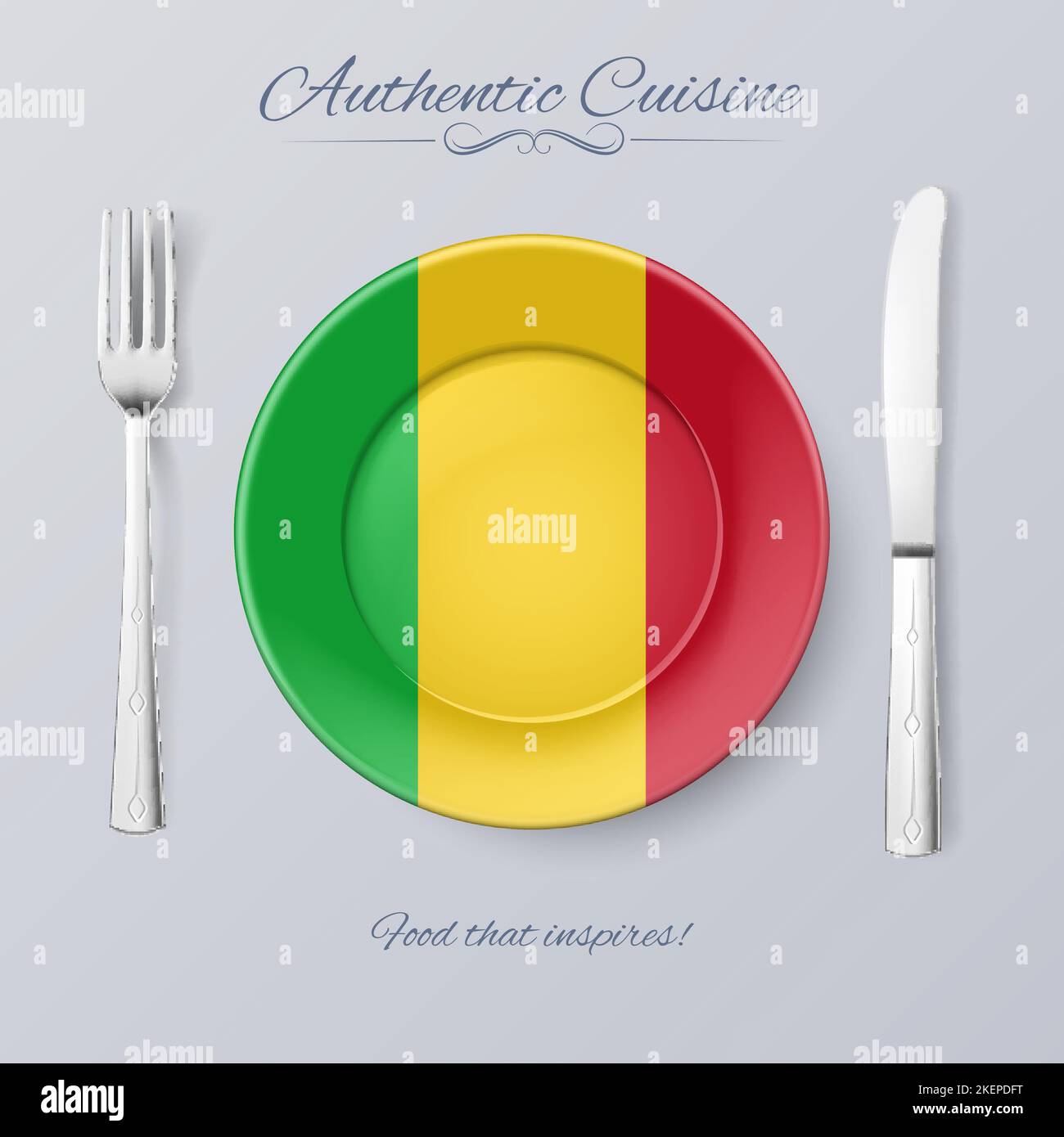 Food cuisine mali malian Banque d'images vectorielles - Alamy
