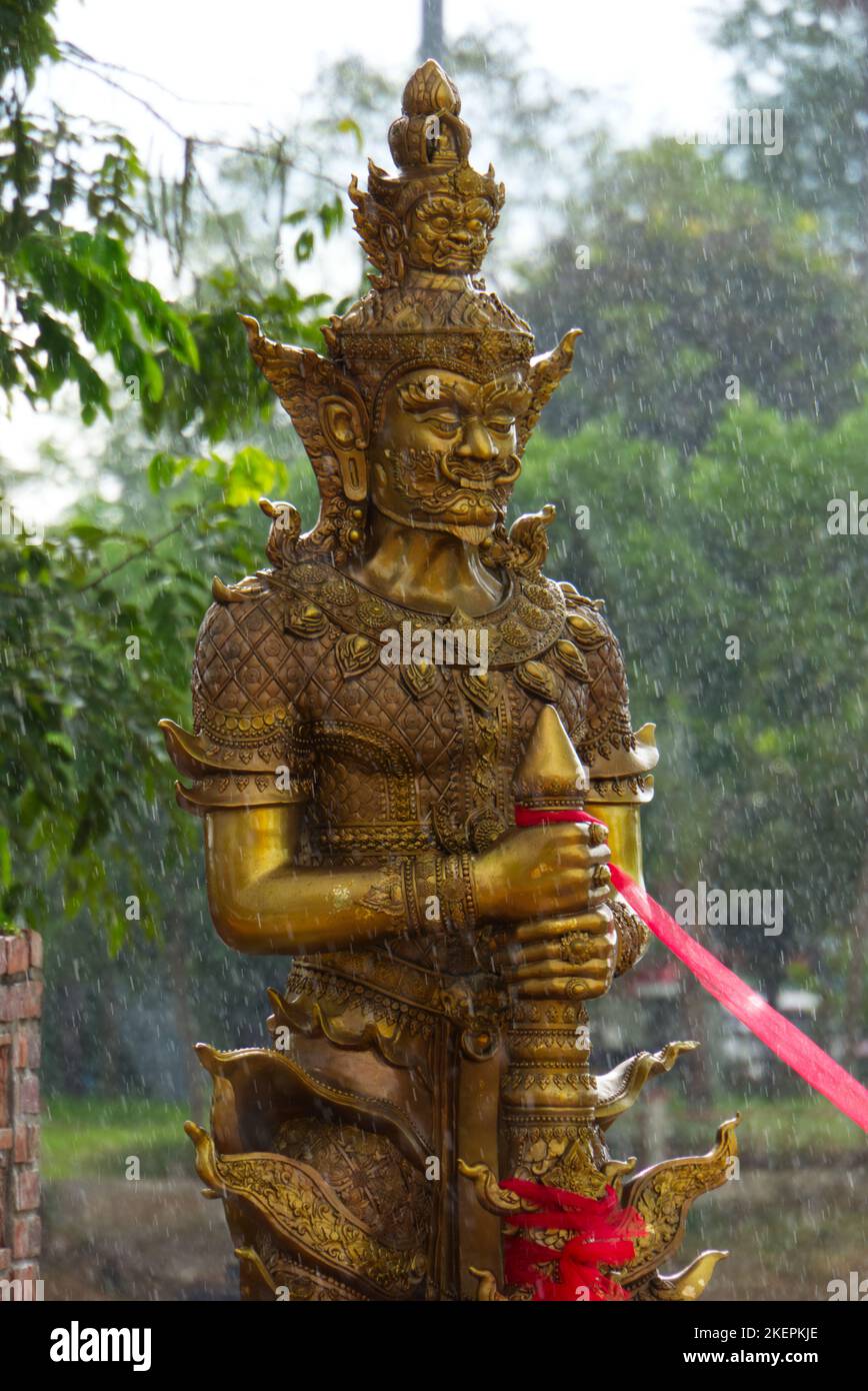 Thaïlande Vessavana déité de la richesse et de la protection, un dieu de la richesse en texture