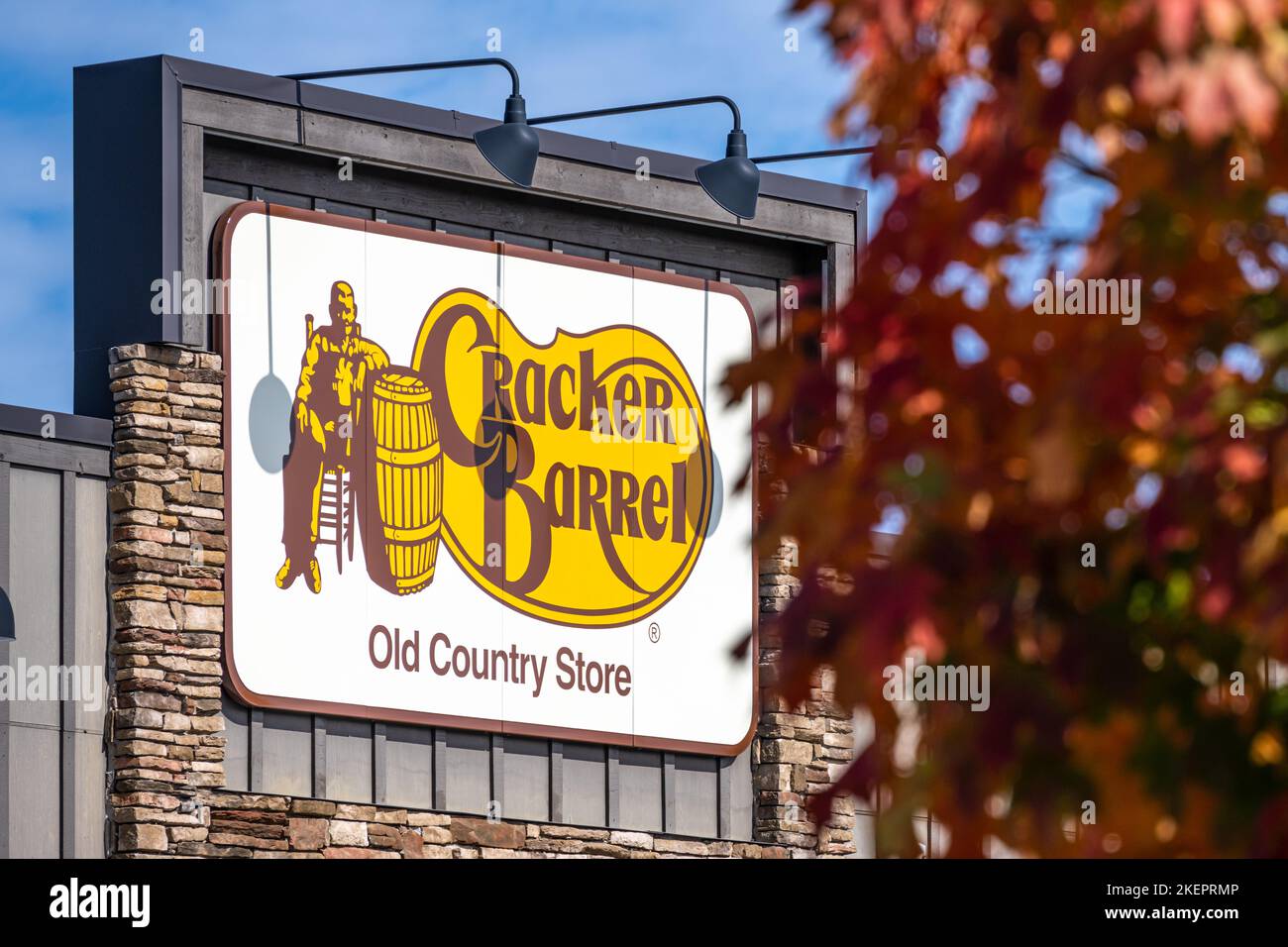 Cracker Barrel Old Country Store à Snellville, Géorgie. (ÉTATS-UNIS) Banque D'Images