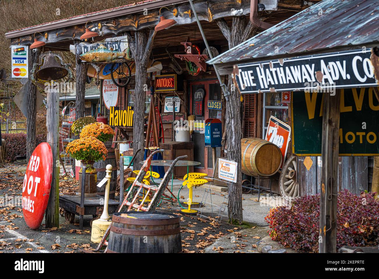 Black Bear Creek antiques près du lac Burton dans les montagnes du nord-est de la Géorgie près de Clayton, Géorgie. (ÉTATS-UNIS) Banque D'Images