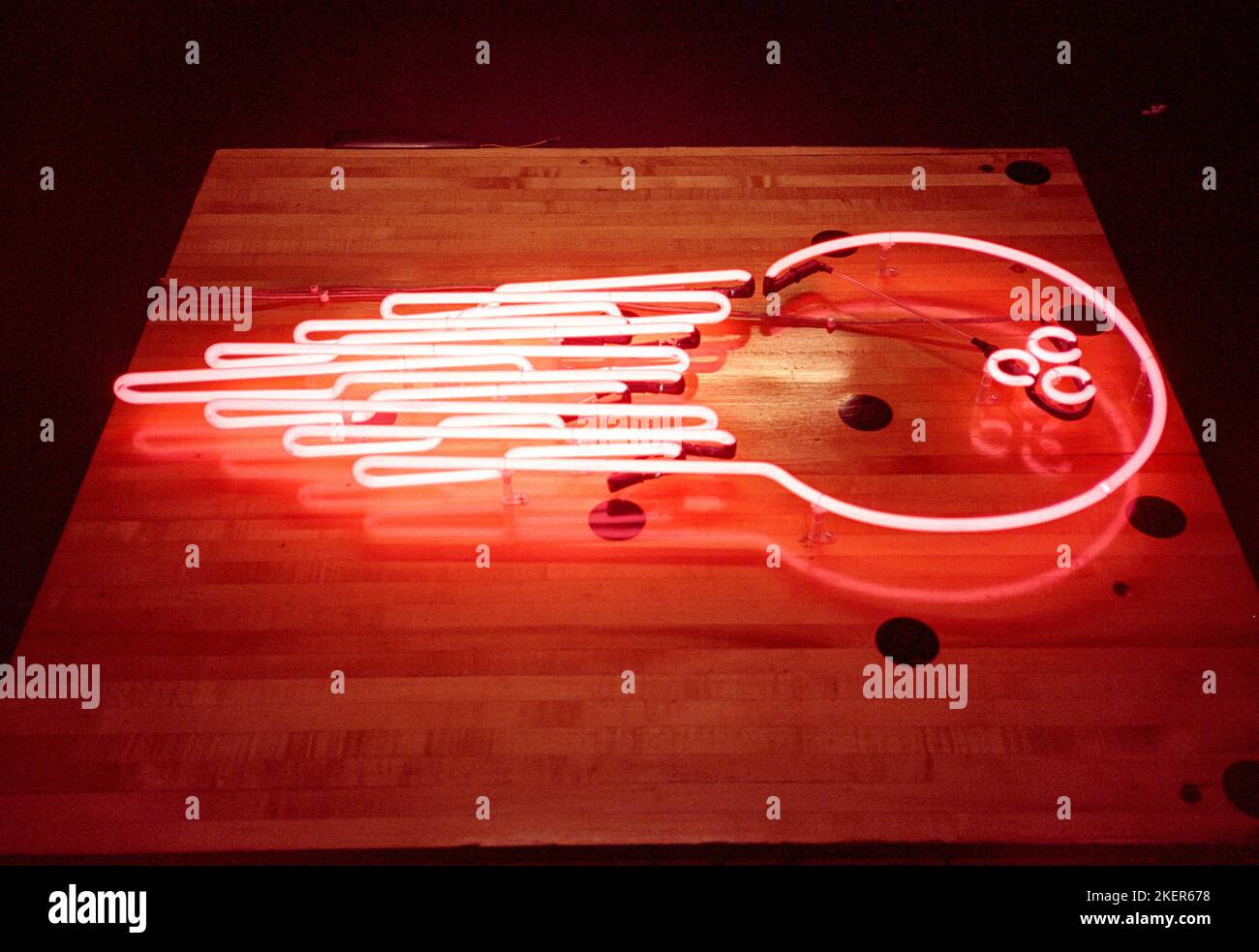 Panneau Bowlarama Neon, Glasgow, Écosse, Royaume-Uni. Banque D'Images