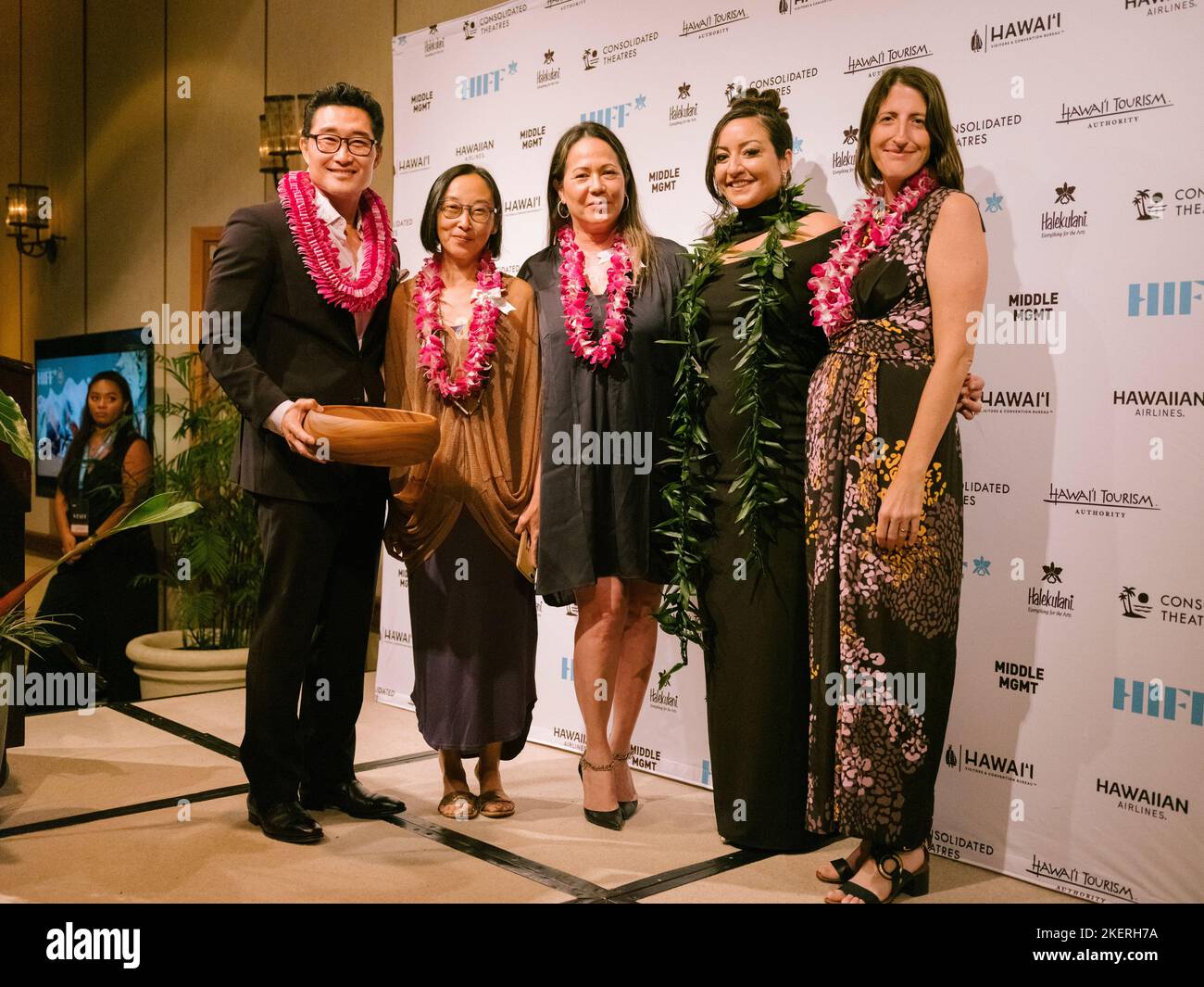 13 NOVEMBRE 2022 : cérémonie de remise des prix du Festival international du film 42nd de Hawai'i présenté par Halekulani Banque D'Images