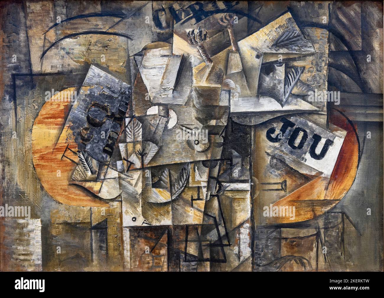 Oiseaux morts, huile sur toile, 1912, par l'artiste espagnol Pablo Picasso 1881-1973. Banque D'Images