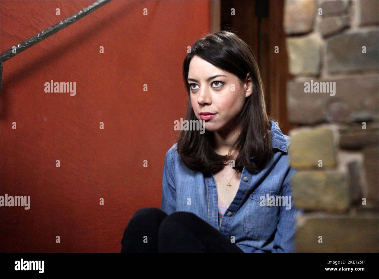 AUBREY PLAZA in PARKS AND RECREATION (2009), dirigé par MICHAEL SCHUR. Crédit: SOCIÉTÉ NATIONALE DE RADIODIFFUSION (NBC) / Album Banque D'Images