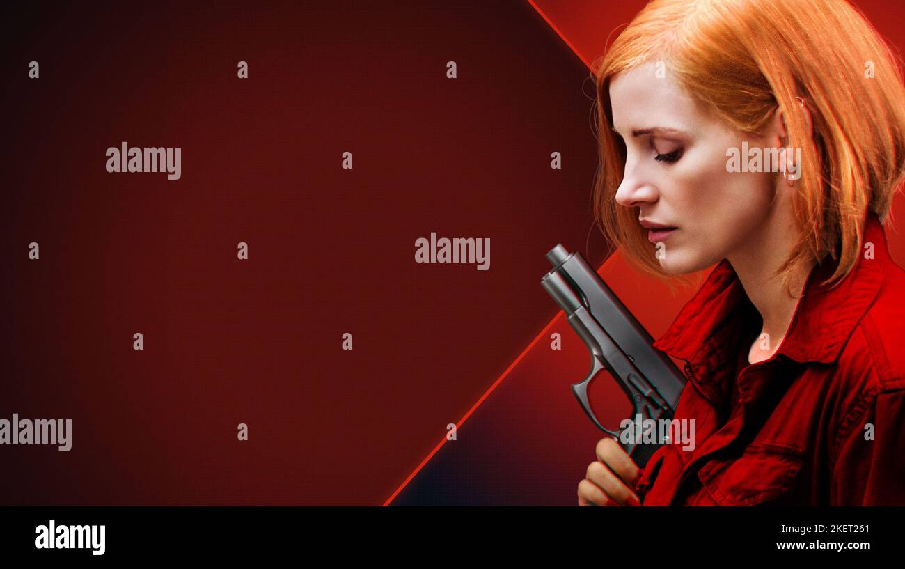 JESSICA CHASTAIN dans AVA (2020), dirigée par TATE TAYLOR. Crédit: TENSION PHOTOS / Album Banque D'Images