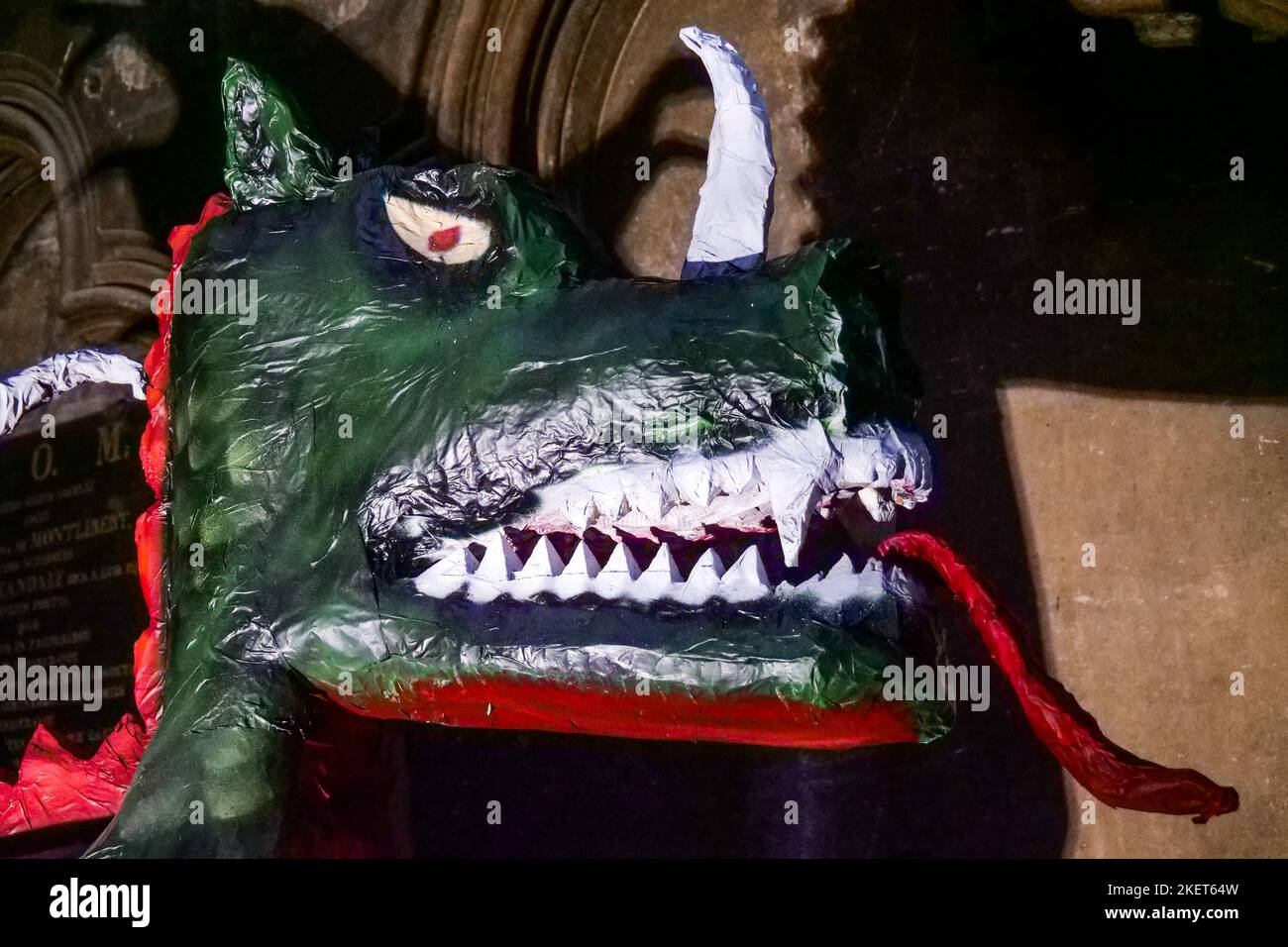 Le Graoully, un animal mythique, Metz, Moselle, Lorraine, Région du Grand est, France Banque D'Images