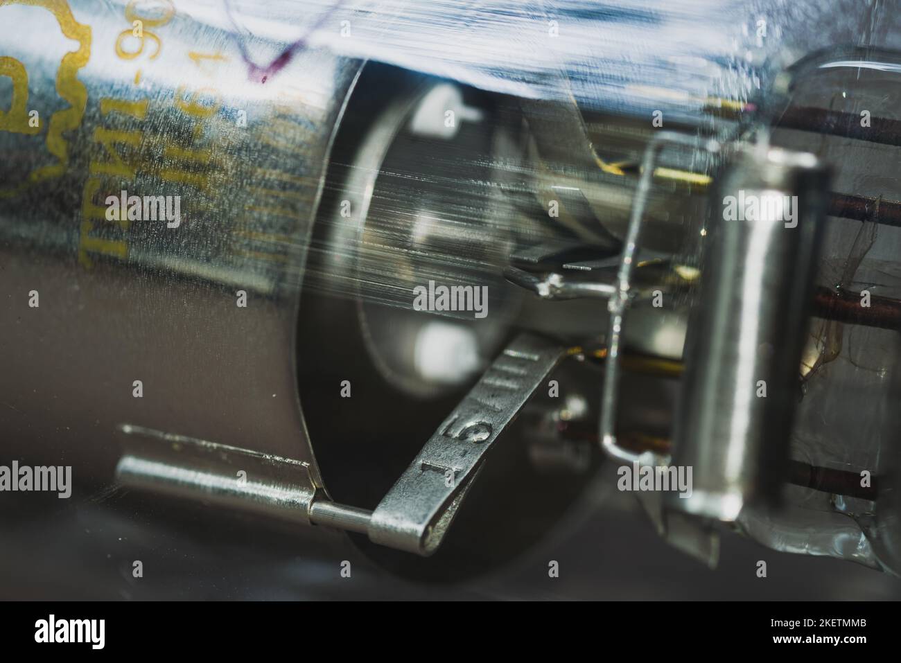 Gros plan de l'ancien tube d'aspiration Banque D'Images