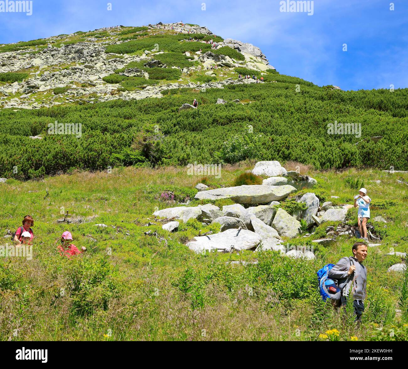 Le téléphérique final à Solisko est une route de montagne à la montagne Predne Solisko 2093 m au-dessus du niveau de la mer. (Photo CTK/Jan Rychetsky) Banque D'Images