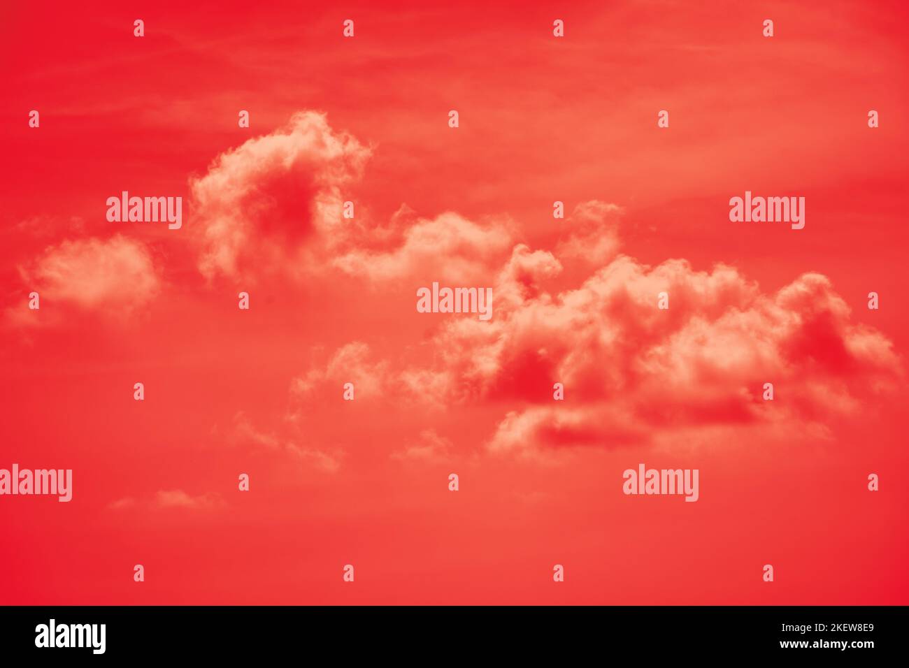 infrarouge sur les nuages dans le ciel Banque D'Images