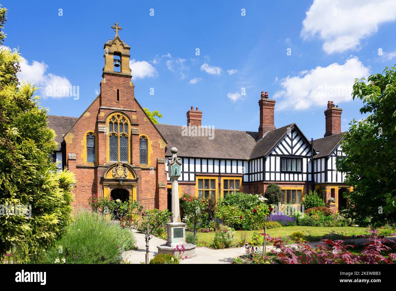 Almshouses UK Worcester Lasletts Almshouses Worcester fait partie de Laslett's Almshouse Charity Union Street Worcester Worcestershire Angleterre GB Europe Banque D'Images