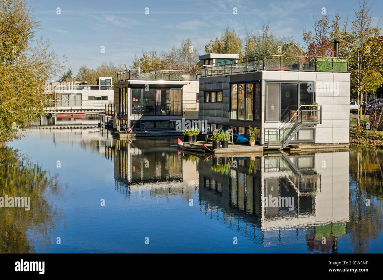 Utrecht, pays-Bas, 13 novembre 2022: Maisons flottantes et leur ...