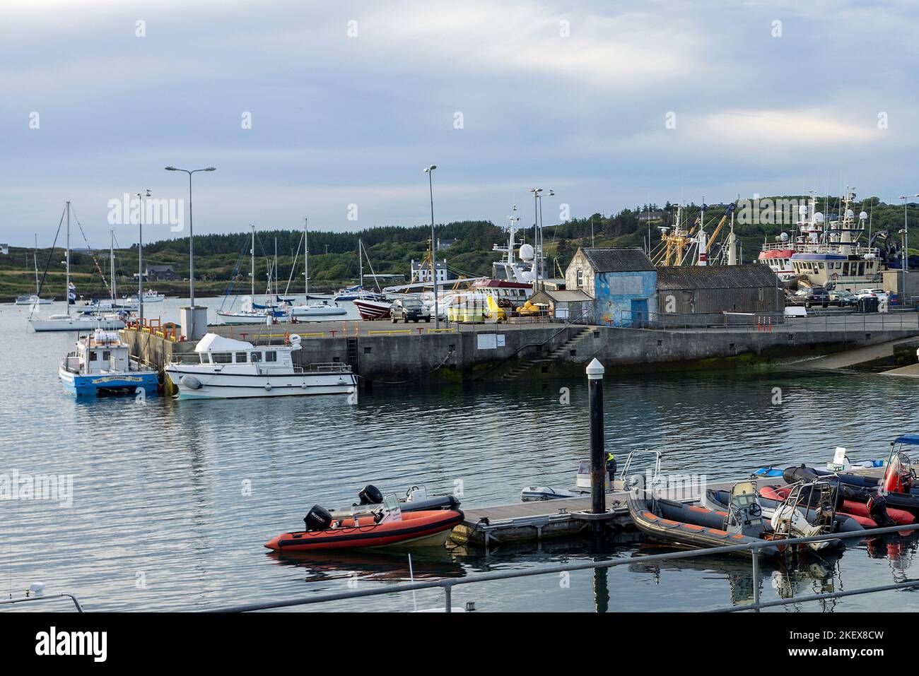 Baltimore Harbour Irlande en été Banque D'Images