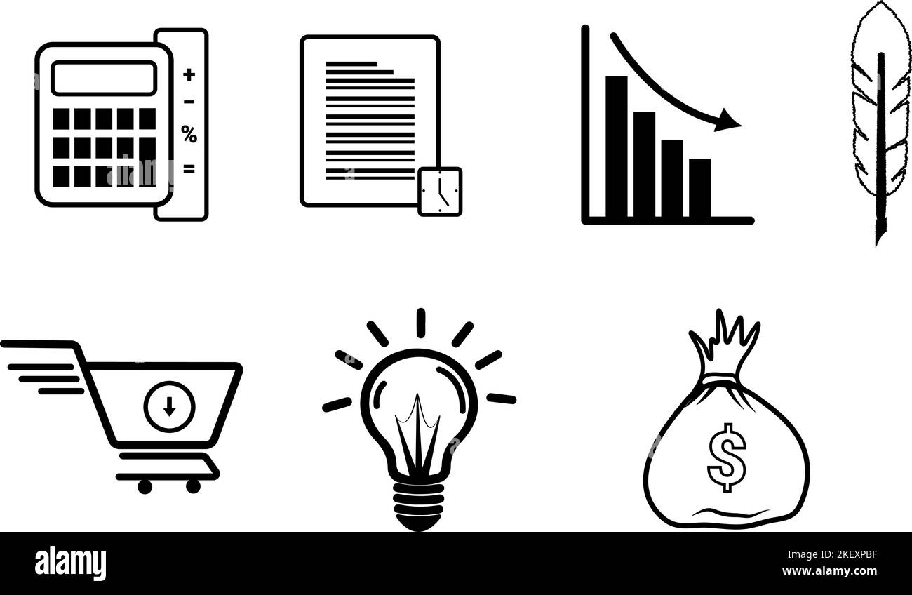 Solutions professionnelles créatives liées à la conception de jeux d'icônes. Gestion de l'équipe d'innovation. Illustration de Vecteur