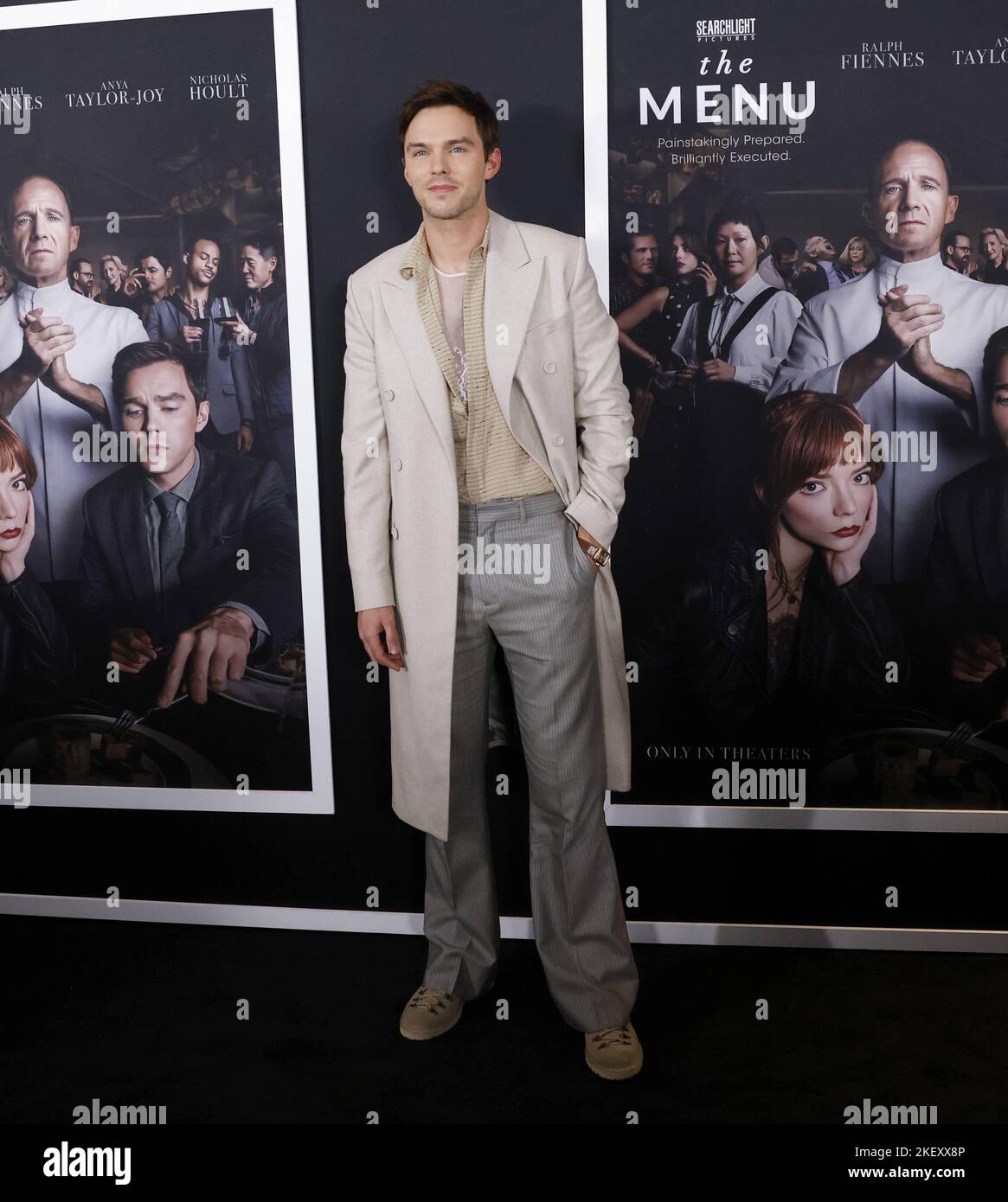 New York, États-Unis. 14th novembre 2022. Nicholas Hoult arrive sur le tapis rouge à la première « The Menu » de New York au AMC Lincoln Square Theatre, lundi, à 14 novembre 2022 à New York. Photo de John Angelillo/UPI crédit: UPI/Alay Live News Banque D'Images