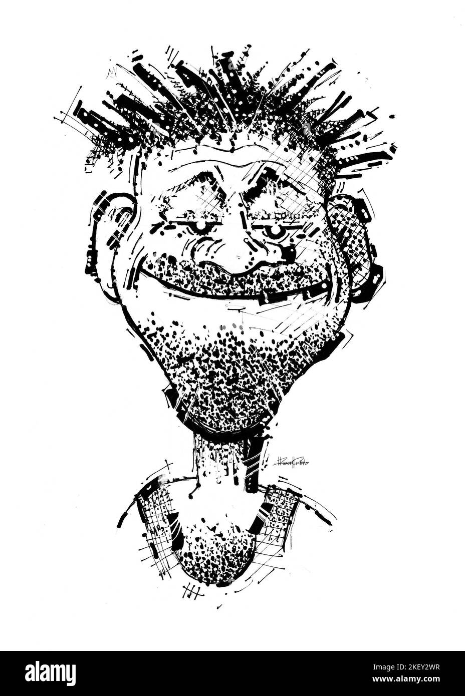 Du cerveau de Russell Banque D'Images