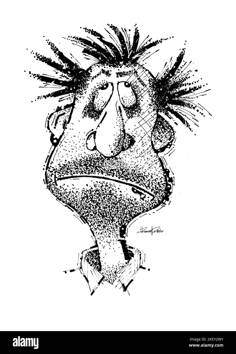 Du cerveau de Russell Banque D'Images