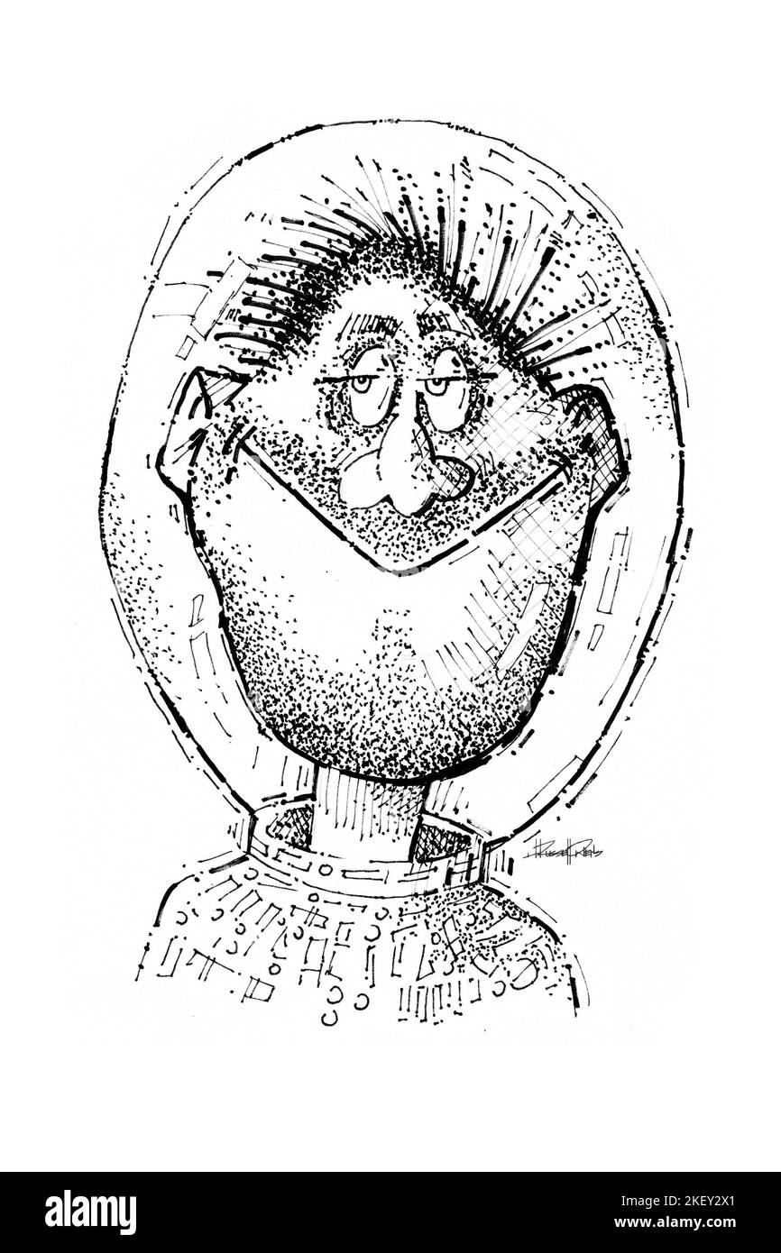 Du cerveau de Russell Banque D'Images