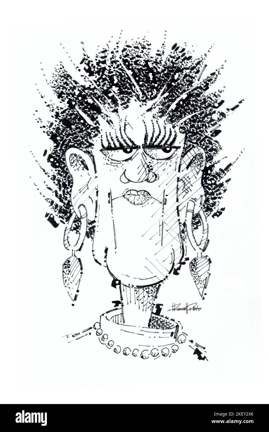 Du cerveau de Russell Banque D'Images