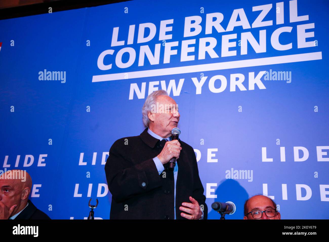 New York, États-Unis. 14th novembre 2022. Ricardo Lewandowski lors de LA conférence DE LA LLIDE Brazil - New York au Havard Club de New York, aux États-Unis, ce lundi 14th. LIDE - Grupo de Líderes Empresariais tient la Conférence DE LIDE Brésil - New York, sur 14 novembre et 15th, au Harvard Club, à New York (Etats-Unis), avec le soutien institutionnel de la Chambre de commerce brésilienne-américaine (BACC). (Photo: Vanessa Carvalho/Brésil photo presse crédit: Brésil photo presse/Alay Live News Banque D'Images