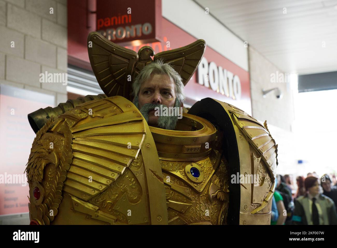 warhammer 40k cosplay marin spatial Banque D'Images
