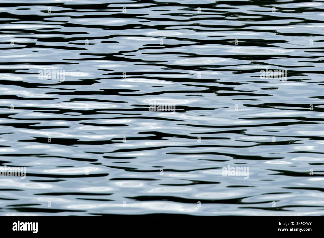 DEU, Deutschland, Nordrhein-Westfalen, Ruhrgebiet, Essen, 05.11.2022: Leichte Wellen auf der Oberflaeche des Essener Baldeneysees Banque D'Images