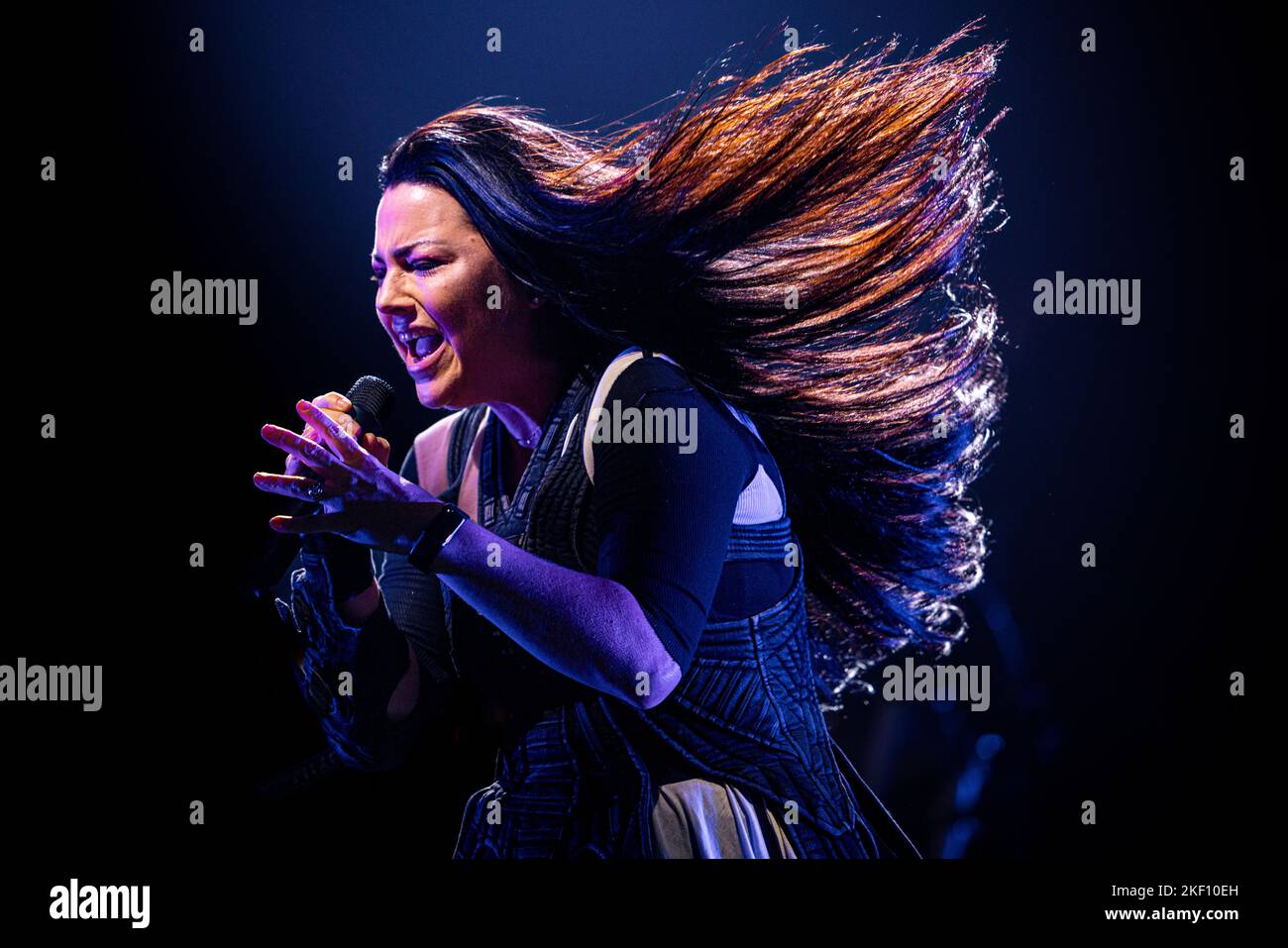 Italie 10 novembre 2022 Evanescence - Worlds collide Tour - en direct au Forum de Mediolanum Assago Milan © Andrea Ripamonti / Alamy Banque D'Images