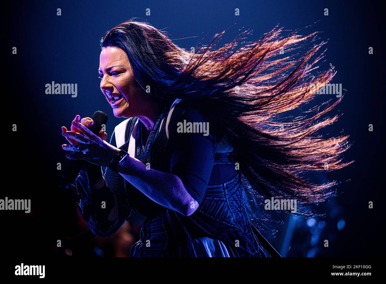 Italie 10 novembre 2022 Evanescence - Worlds collide Tour - en direct au Forum de Mediolanum Assago Milan © Andrea Ripamonti / Alamy Banque D'Images