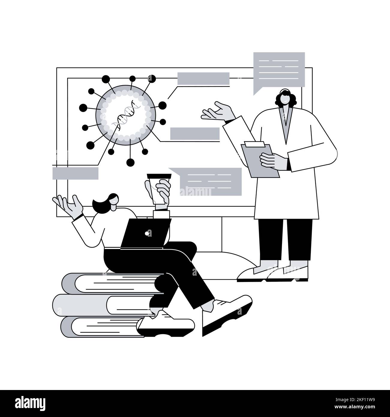 Programmes d'éducation au VPH concept abstrait illustration vectorielle.Programmes de sensibilisation au VPH, description du virus du papillome humain, éducation sanitaire, consultation en ligne, métaphore abstraite de l'information sur le virus. Illustration de Vecteur Programmes d'éducation au VPH concept abstrait illustration vectorielle.Programmes de sensibilisation au VPH, description du virus du papillome humain, éducation sanitaire, consultation en ligne, métaphore abstraite de l'information sur le virus. Illustration de Vecteur